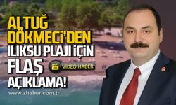 Altuğ Dökmeci'den Ilıksu Plajı için flaş açıklama