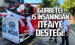 Gurbetçi İş insanından Alaplı Belediyesi'ne itfaiye desteği