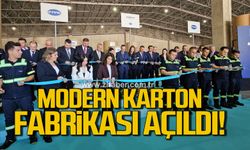 Bakan Mehmet Fatih Kacır modern karton fabrikasını açtı