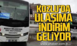Kozlu'da ulaşıma indirim. Yolcu taşıma ücretleri güncelleniyor.