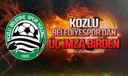 Kozlu Belediyespor'dan 3 transfer birden