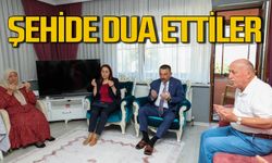 Vali Osman Hacıbektaşoğlu ve eşi şehit ailesini ziyaret etti