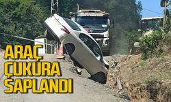 Kontrolü kaybetti kanala saplandı