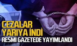 Resmi Gazete'de yayımlandı: Cezalar yarı oranında iniyor