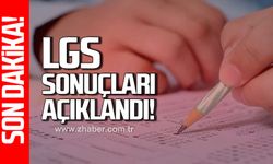 LGS sonuçları açıklandı