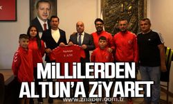 Millilerden Kamil Altun’a ziyaret