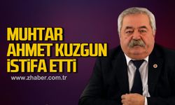 Yeşilmahalle muhtarı Ahmet Kuzgun CHP’den istifa etti