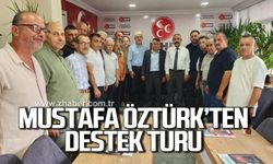 Mustafa Öztürk'ten destek turu