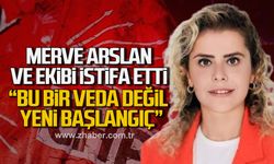 Kozlu'da Merve Arslan ve ekibi CHP'den istifa etti