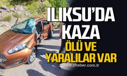 Kozlu Ilıksu’da kaza: Sürücü öldü, eşi ağır yaralı