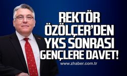 Prof. Dr. Özölçer’den YKS sonrası gençlere davet