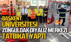 Başkent Üniversitesi Zonguldak Diyaliz Merkezi'nde Deprem ve Yangın Tatbikatı