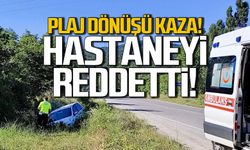 Plaj dönüşü kaza... Hastaneyi reddetti