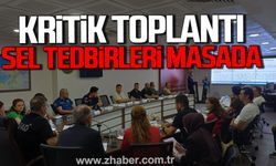 Zonguldak'ta kritik toplantı. Sel tedbirleri masaya yatırıldı.