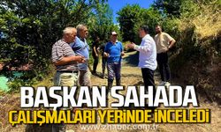 Sezer Köroğlu Osmanlı Köyü'nde vatandaşlarla buluştu. Çalışmaları yerinde inceledi.