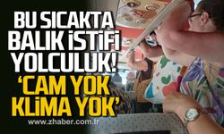 Zonguldak’ta dolmuşta sıcak çilesi "Cam yok, klima yok"