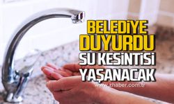 Kilimli Belediyesi duyurdu. Su kesintisi yaşanacak
