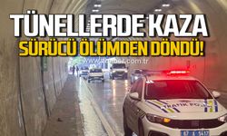 Kilimli tünellerin kaza: Motosiklet sürücüsü yaralandı