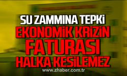 Türkiye Komünist Partisi'nden su zammına tepki.