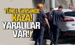 Kilimli Uzunkum tüneli girişinde kaza: Yaralılar var