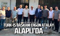 TÜRK-İŞ Genel Başkanı Atalay'dan Mutlu ve Çelik ailesine ziyaret