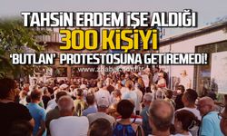 Tahsin Erdem'in işe aldığı 300 kişiyi 'Butlan' protestosuna getiremedi