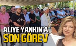 Ağaçtan düşerek hayatını kaybeden Aliye Yankın son yolcuğuna uğurlandı