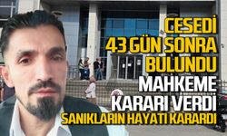 Zonguldak'ta 43 gün sonra bulunan ceset davasında karar verildi: 2 zanlının hayatı karardı
