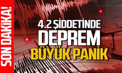Deprem büyük panik yaşattı: 4.2 büyüklüğünde!