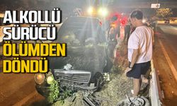 Alkollü sürücü ölümden döndü: Ortalık savaş alanına döndü