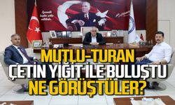 İsa Mutlu ve Şanver Turan’dan Çetin Yiğit’e ziyaret