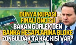 Adalet Bakanı Akın Gürlek Dünya Kupası Final maçı öncesi hesapları bloke etti