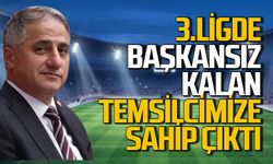 Başkansız kalan 3.lig temsilcimiz için girişimde bulunan Saffet Bozkurt alkışı hak etti