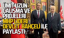 Ümit Uzun proje ve çalışmaları Devlet Bahçeli ile paylaştı