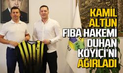 Kamil Altun Zonguldaklı FIBA Hakemi Duhan Köyiçi’ni ağırladı