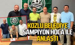 Kozlu Belediyespor şampiyonkolik hoca Serkan Bankoğlu ile yeniden anlaştı