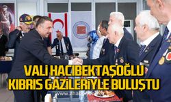 Vali Hacıbektaşoğlu, Kıbrıs gazileriyle bir araya geldi