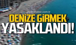 Zonguldak Valiliği duyurdu. Denize girişler yasaklandı.