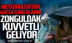Meteoroloji'den hafta sonu alarmı. Zonguldak kuvvetli geliyor.