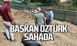 Gökçebey’de altyapı hamlesi: Başkan Öztürk sahada