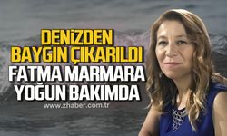 Denizden baygın çıkarılan köşe yazarı Fatma Marmara yoğun bakımda