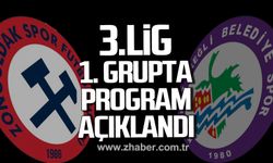 3. Lig 1. Grup’ta program açıklandı