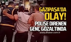 Zonguldak’ta Polise direnen genç takviye ekiplerle gözaltına alındı