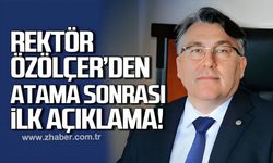 Rektör Özölçer’den yeni Rektör Ulusoy’a başara dileği