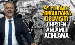 CHP'den Atatürk’ün Zonguldak’a Gelişinin 95. Yıl açıklaması