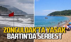 Zonguldak’ta denize yasak, Bartın’da serbest