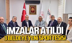 Zonguldak'ta 3 beldeye yeni spor tesisi kazandırılacak.