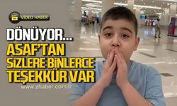 Asaf Ali Özkan dönüyor. Sizlere binlerce teşekkür var!
