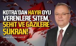 Murat Kotra'dan Hayır oyu verenlere sitem,  şehit ve gazilere şükran