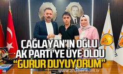 Mustafa Çağlayan'ın oğlu AK Parti'ye üye oldu.